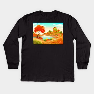 Landscape Kids Long Sleeve T-Shirt